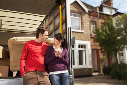 Careful loading of larger items for storage transport